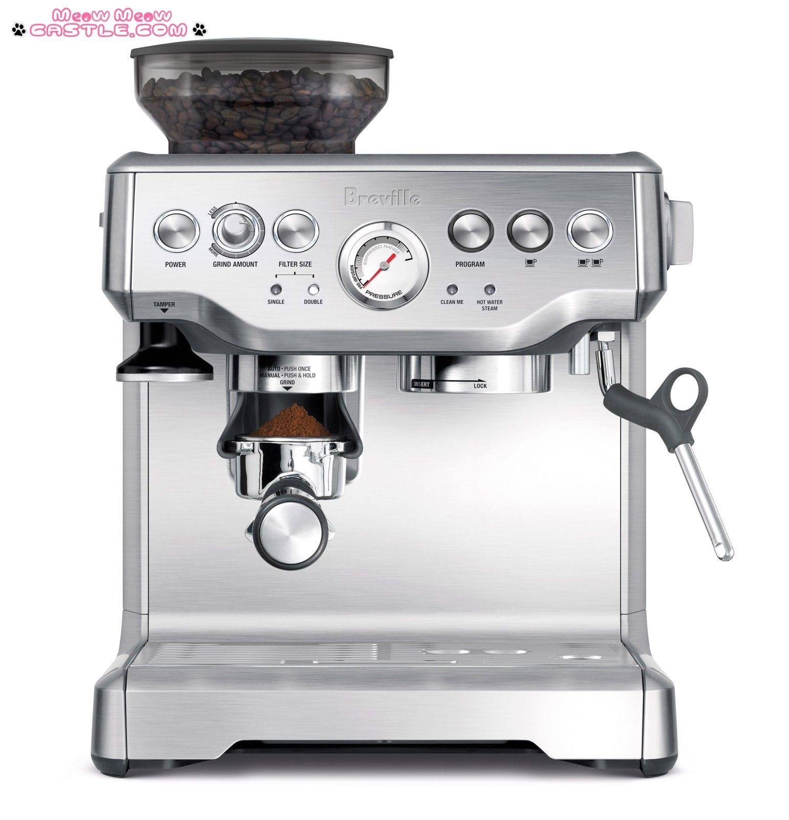 Breville BES870XL Barista Express Espresso Machine - Megean