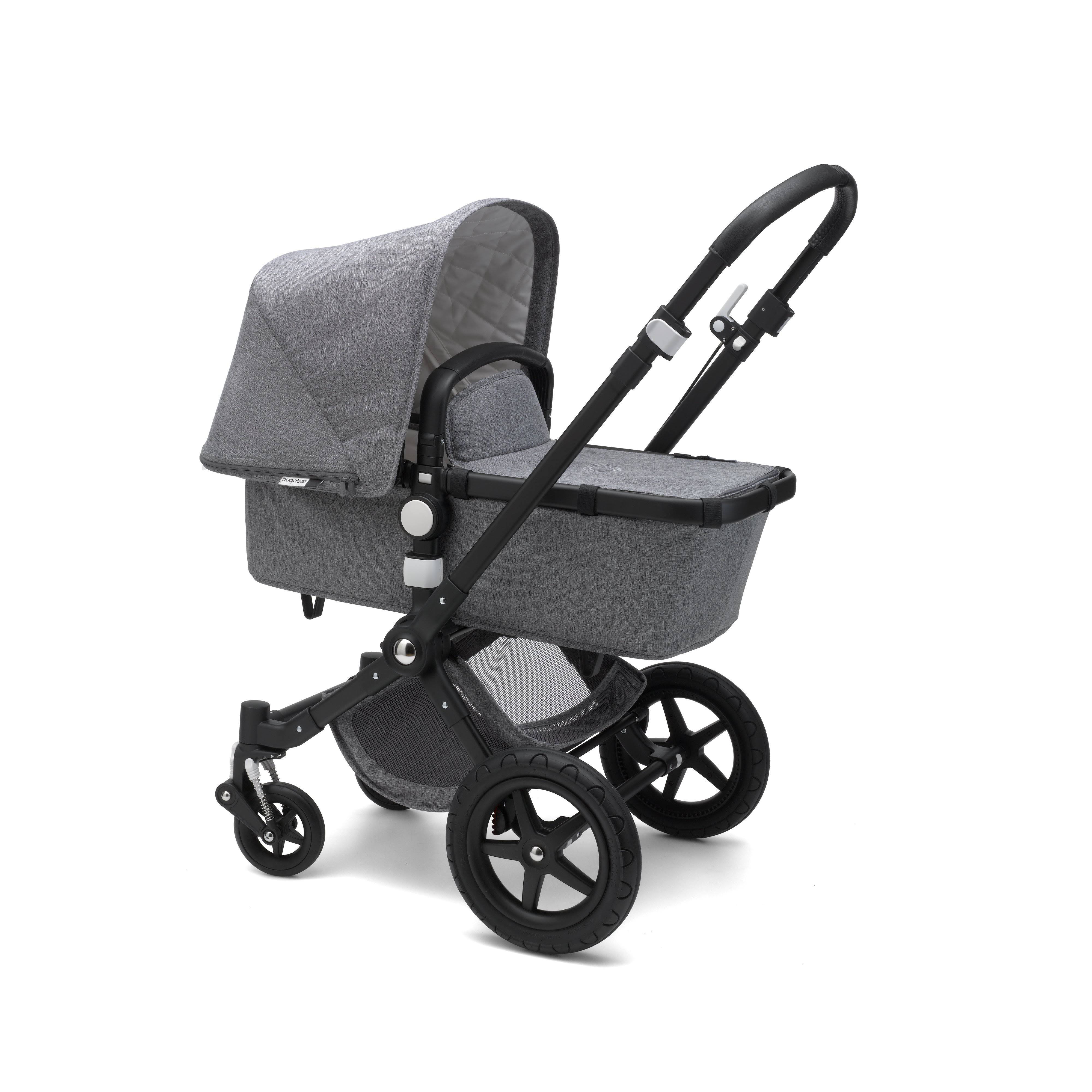 Bugaboo - Cameleon 3 Plus Classic Complete Stroller - Black - Grey Melange