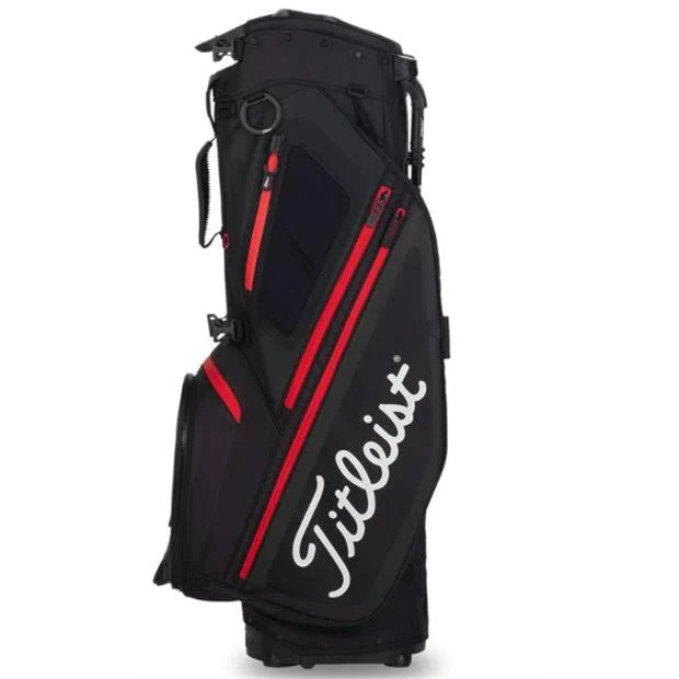 Titleist Hybrid 5 Stand Bag - Black Red