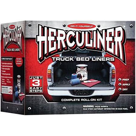 Herculiner Hcl1b8 Brush-On Bed Liner Kit,Black
