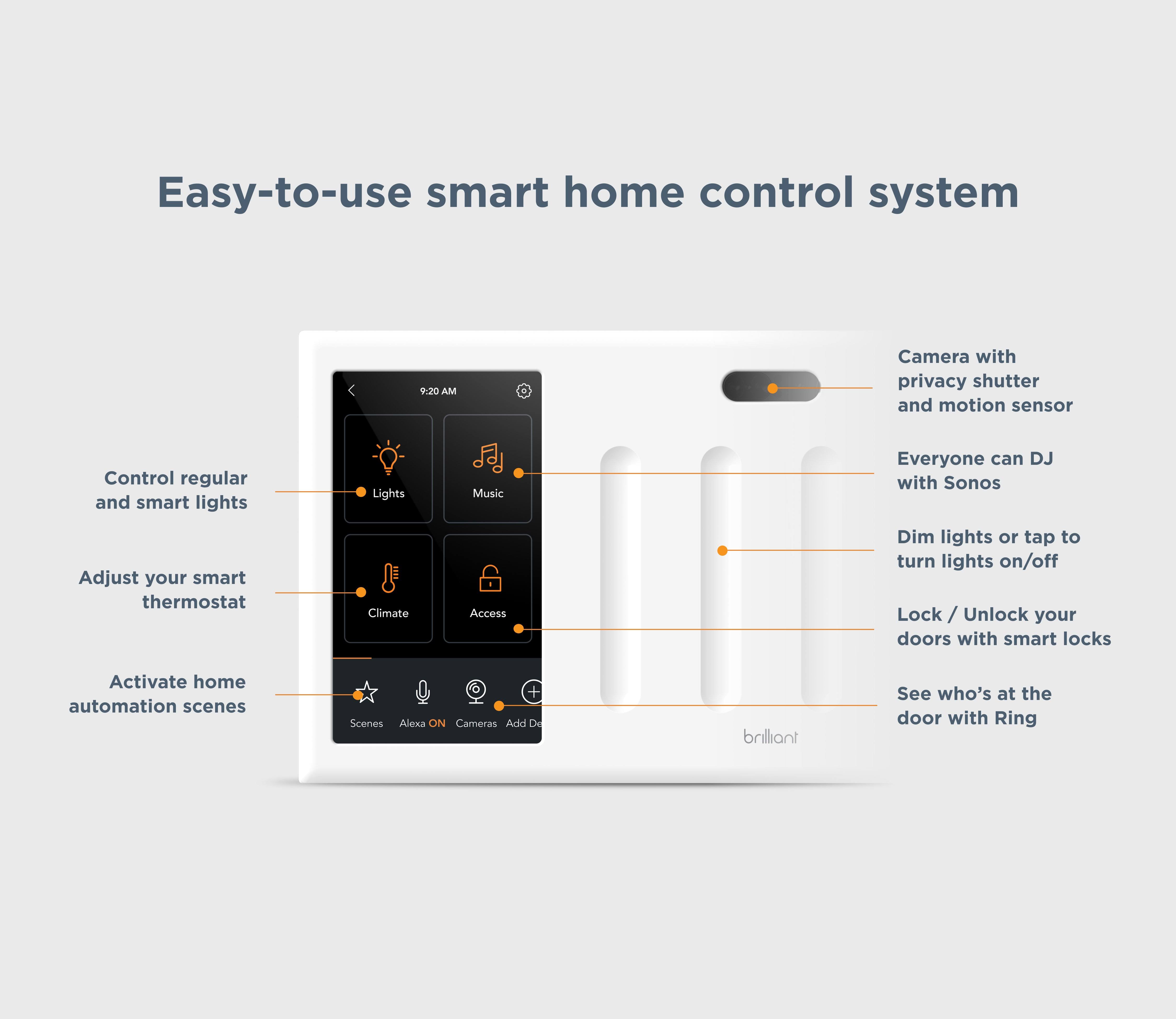 Brilliant Smart Home Control (4-Switch)