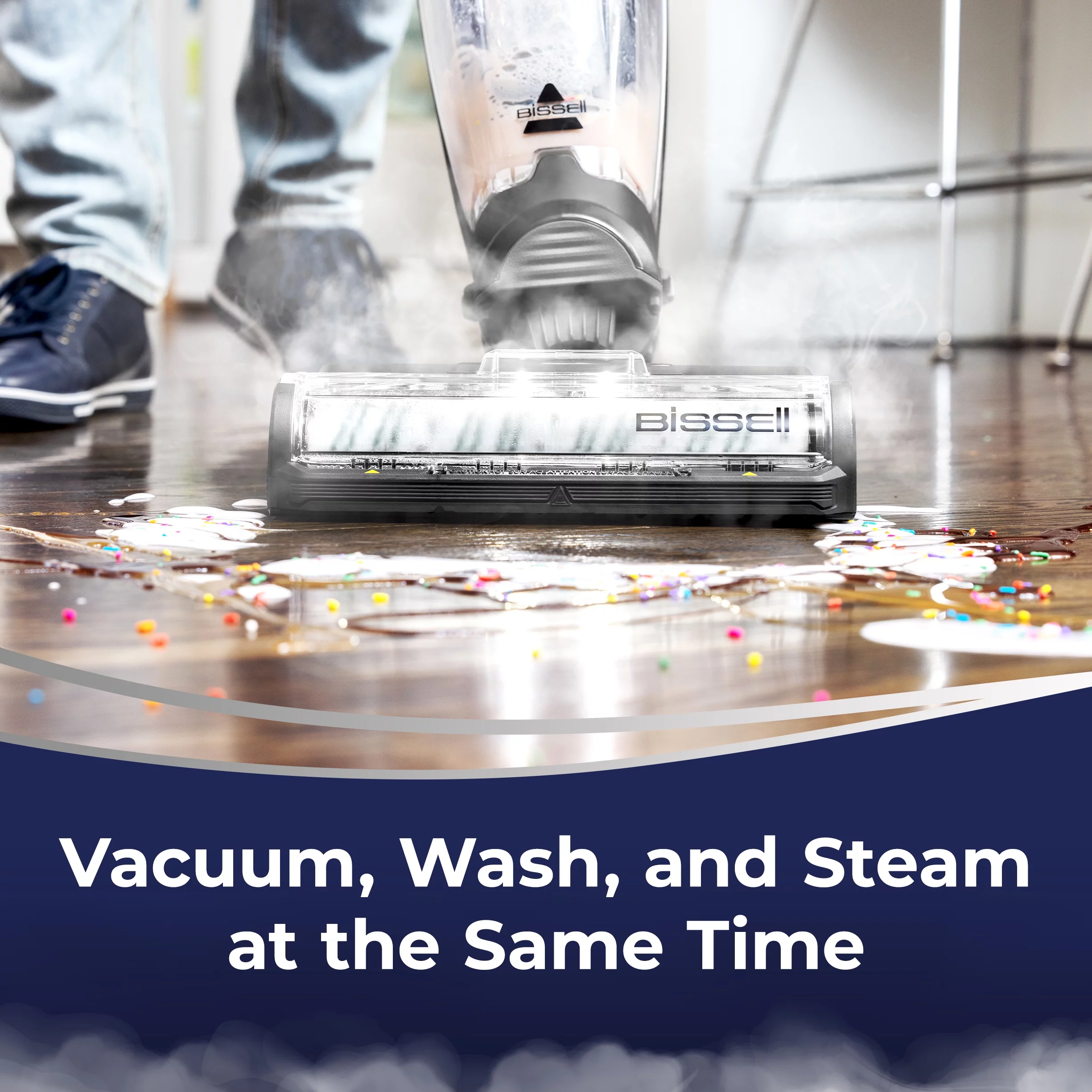 BISSELL CrossWave HydroSteam, Wet-Dry Vacuum, 3513