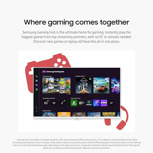 SAMSUNG M5 (M50D) Series FHD Smart Monitor with Streaming TV, Speakers, HDR10, Gaming Hub