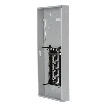 P2442L3200CU 200-Amp 24-Space 42-Circuit 3-Phase Main Lug Load Center