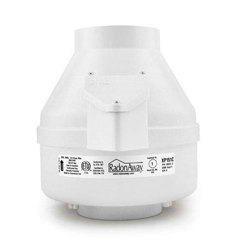 RadonAway RP145c Radon Fan P/N 23030-1 Inlet/outlet Diameter of 4.5