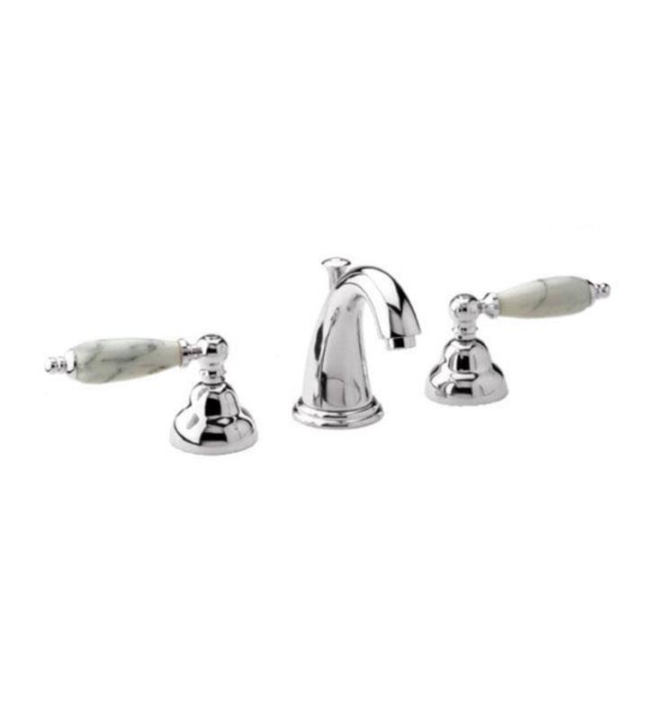 Phylrich Carrara Two Handle Widespread Lavatory Faucet in Satin Brass