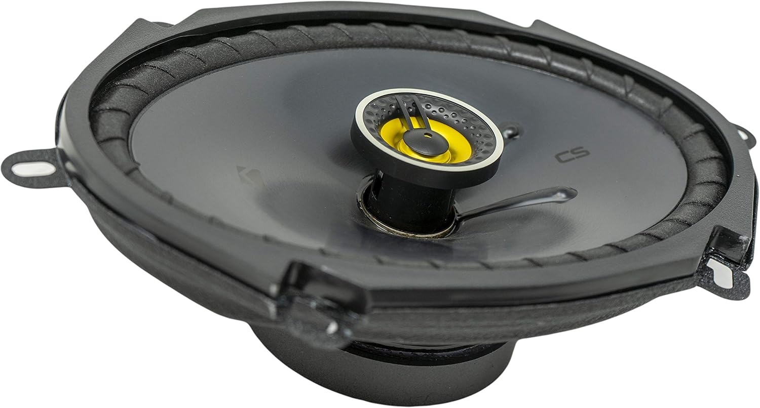 KICKER CS Series CSC68 6 x 8 Inch Car Audio System Speaker, Black (2 Pack)