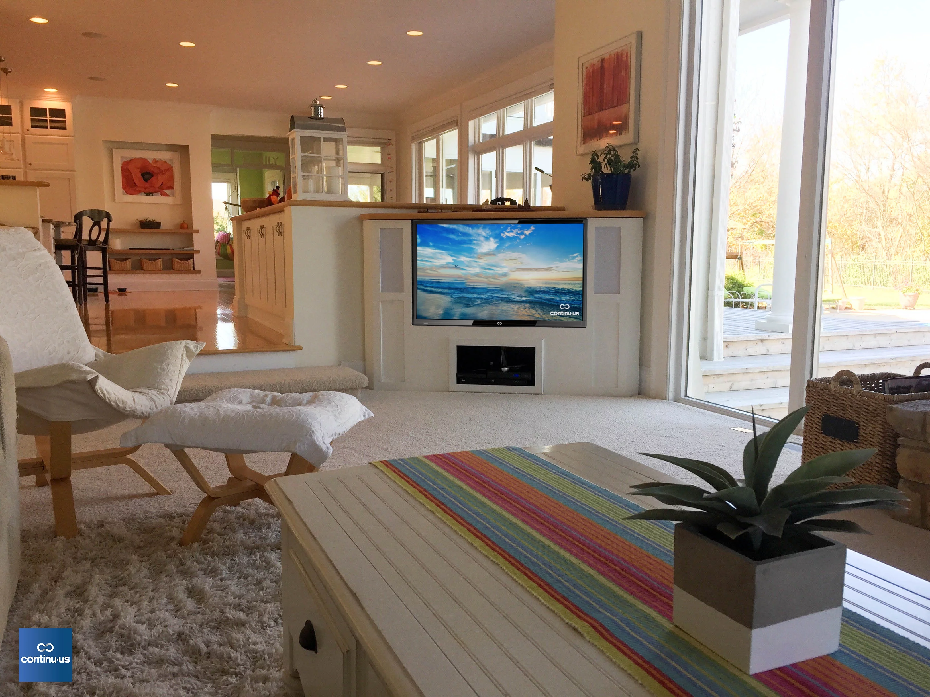 CONTINU.US 32” LED HDTV | CT-3270 HDTV 720p 60Hz LED, Television/Lightweight and Slim Design, HDMI/USB/VGA Inputs with Full Function Remote