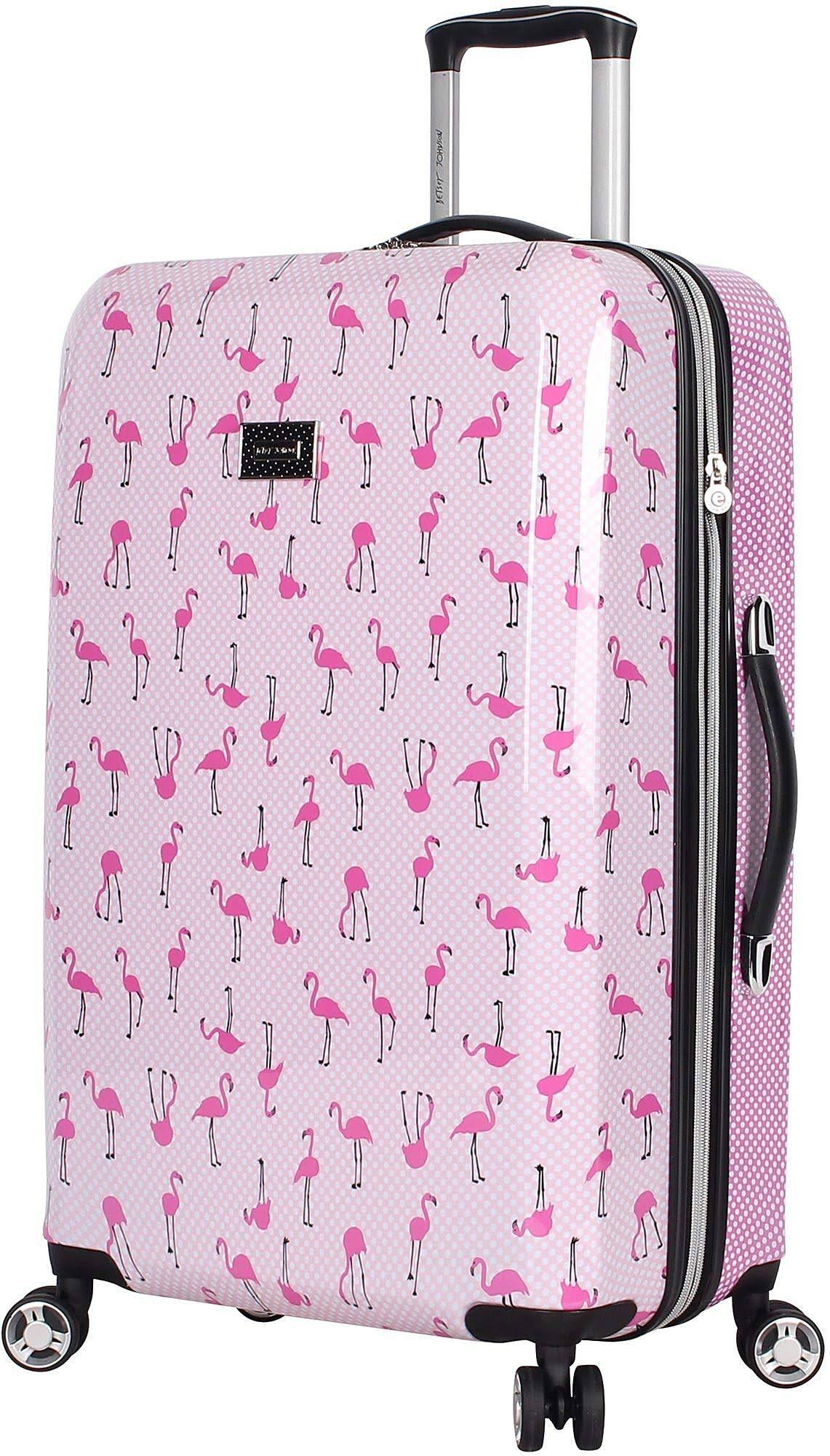 Betsey Johnson Flamingo Strut 26in. Spinner Multi