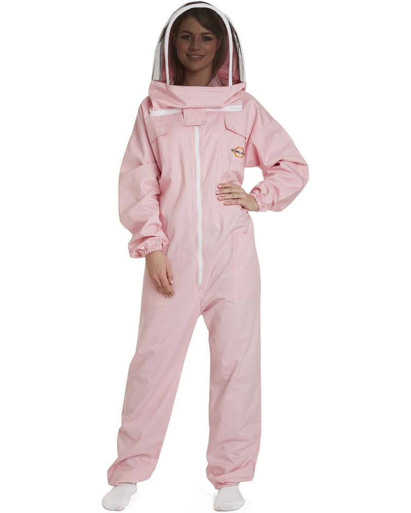 Natural Apiary Apiarist Beekeeping Suit - Polycotton - Non-Flammable Fencing Veil - Total Protection Camouflage / M
