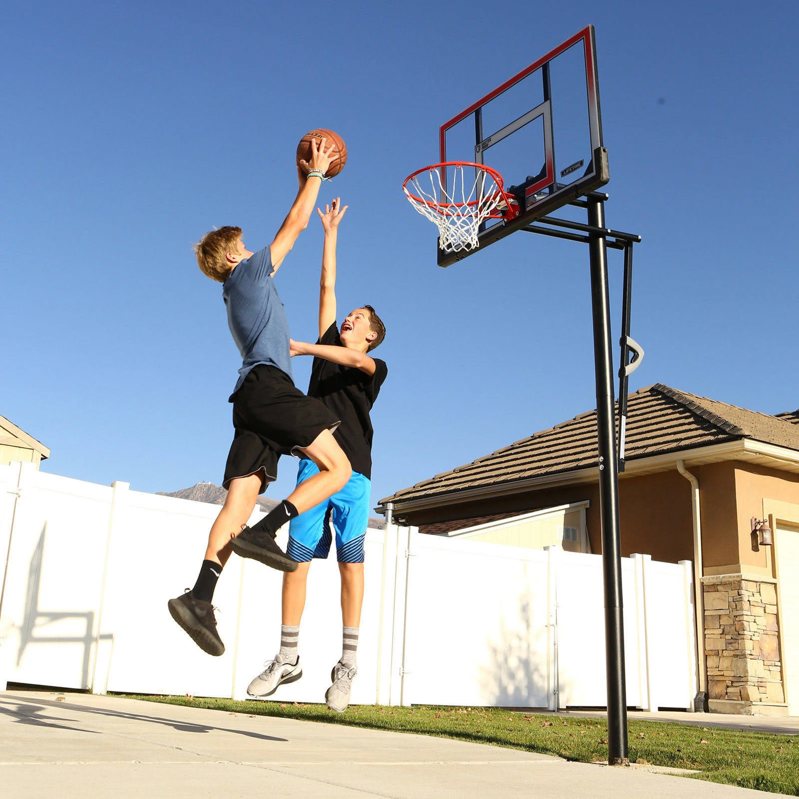 Lifetime in Ground Basketball System