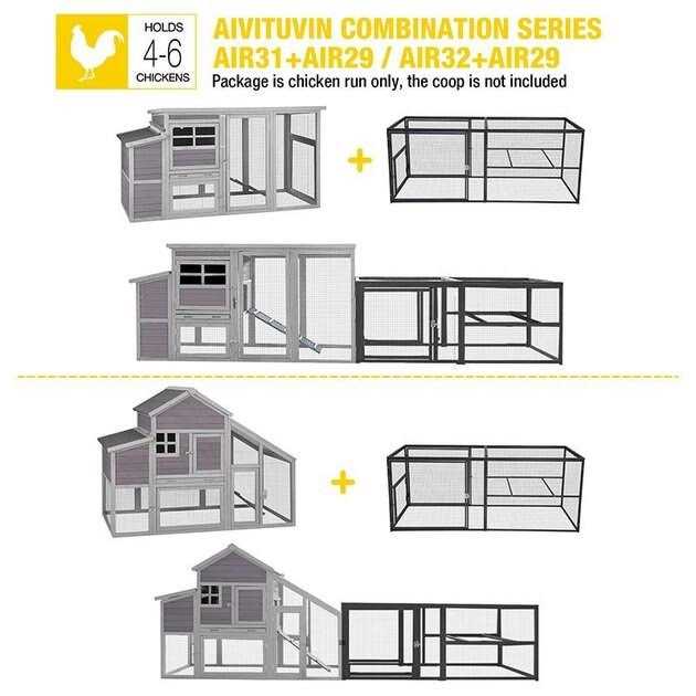 Aivituvin Chicken Coop Extension Run - Pet Supplies online store