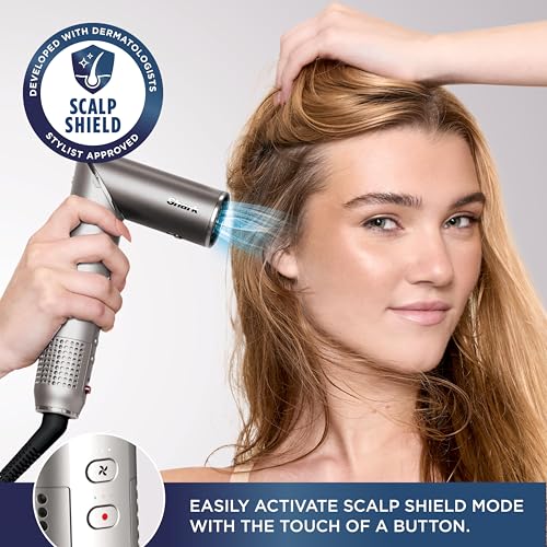 Shark CryoGlow LED Face Mask with Under-Eye Cooling, Anti-Ageing & Blemish Repair, Red & Blue LED, Infrared Light Therapy, USB-C, Remote Control, Storage Bag, Blue Frost, FW312
