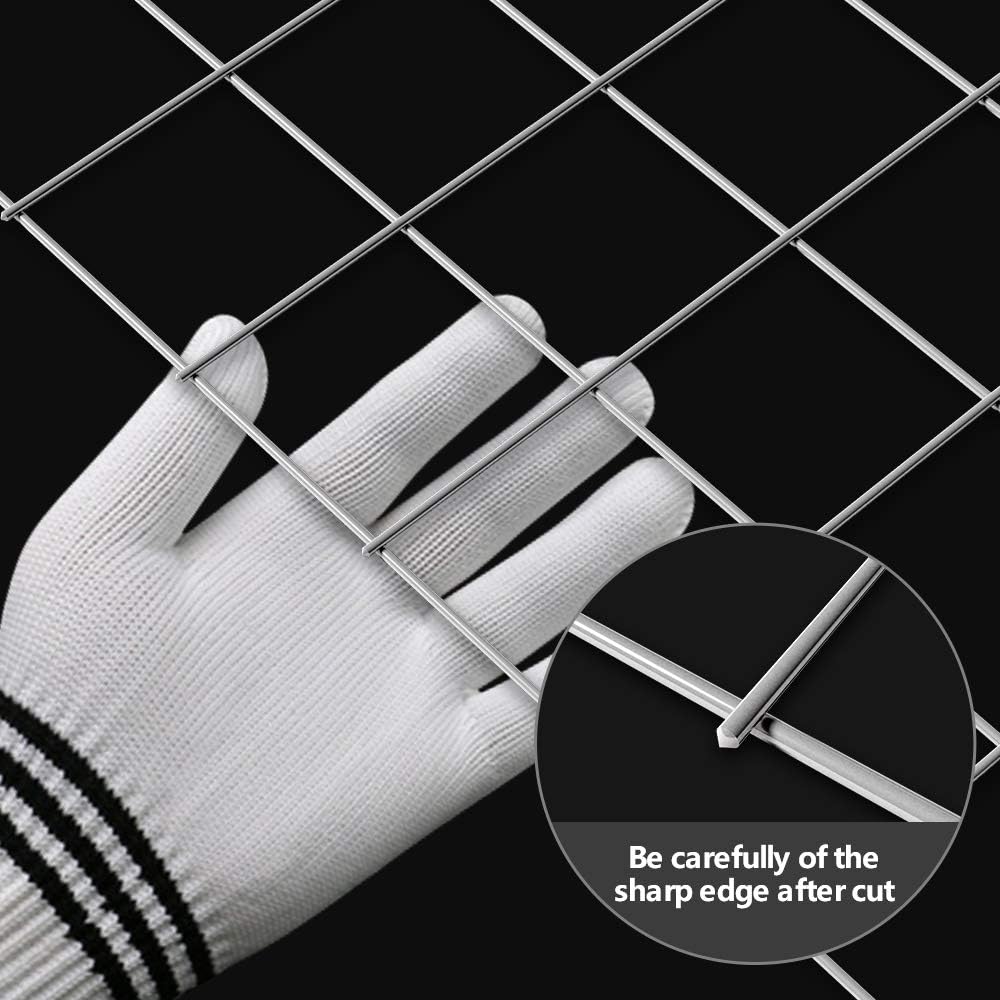 Amagabeli Hardware Cloth 48inch x 100ft 2inch Galvanized Before Welding Square Openings 15 Gauge Wire Mesh Fence Roll for Vegetables Garden Netting Rabbit Chicken Coop Animal Enclosure BG303