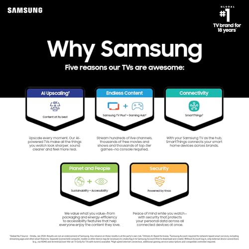 SAMSUNG Class QLED 4K Q80D Series Quantum HDR+ Smart TV w/Dolby Atmos, Object Tracking Sound Lite, Direct Full Array, Motion Xcelerator, Alexa Built-in