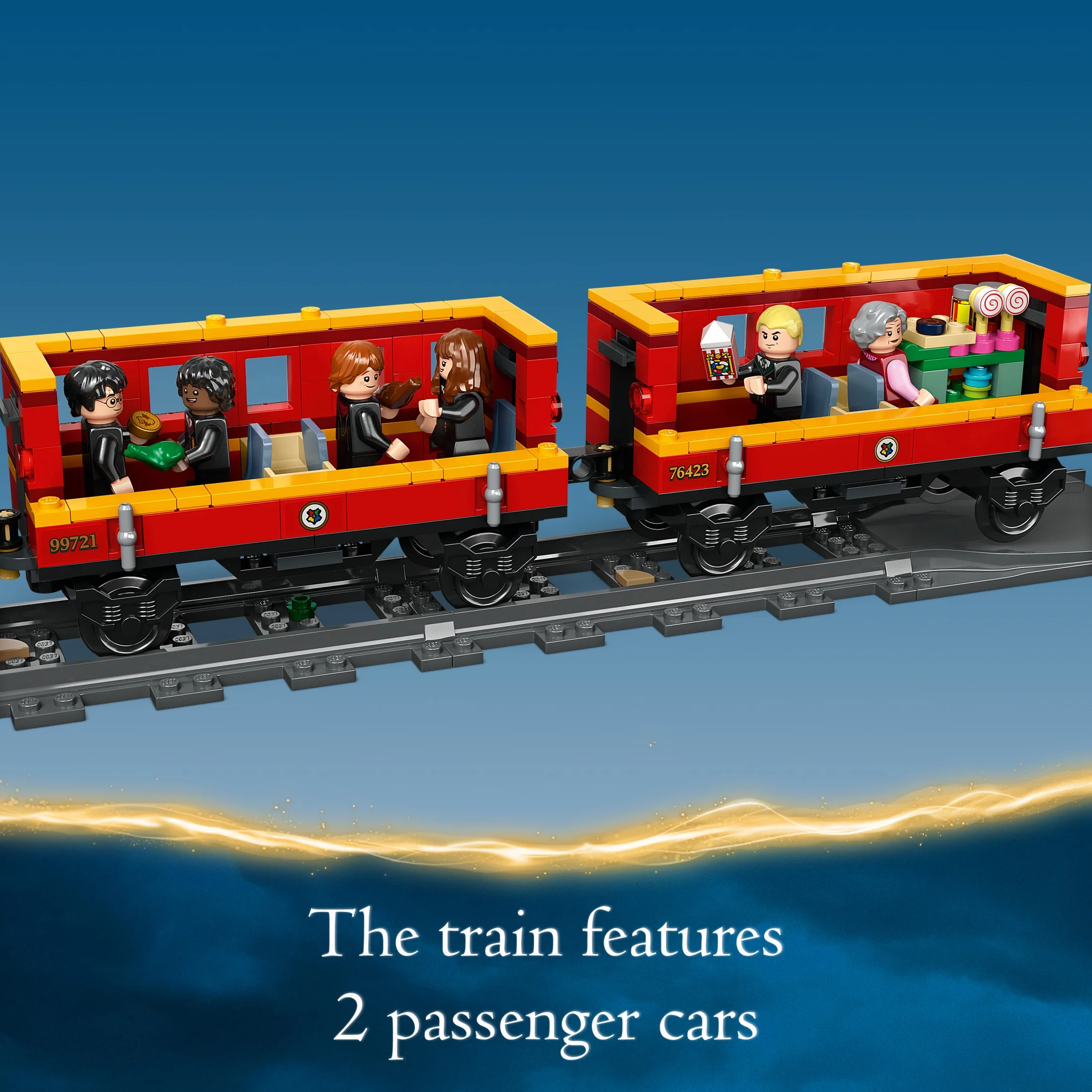 LEGO Harry Potter Hogwarts Express & Hogsmeade Station 76423 Building Toy Set; Harry Potter Gift Idea for Fans Aged 8+; Features a Buildable Train, Tracks, Ticket Office and 8 Harry Potter Minifigures