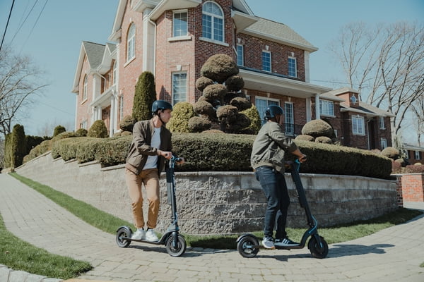 Hover-1 Blackhawk Electric Scooter with LED Headlights, 15 MPH Max Speed, 220 lbs Max Weight, 28 Miles Max Distance, Black, UL 2272 Certified