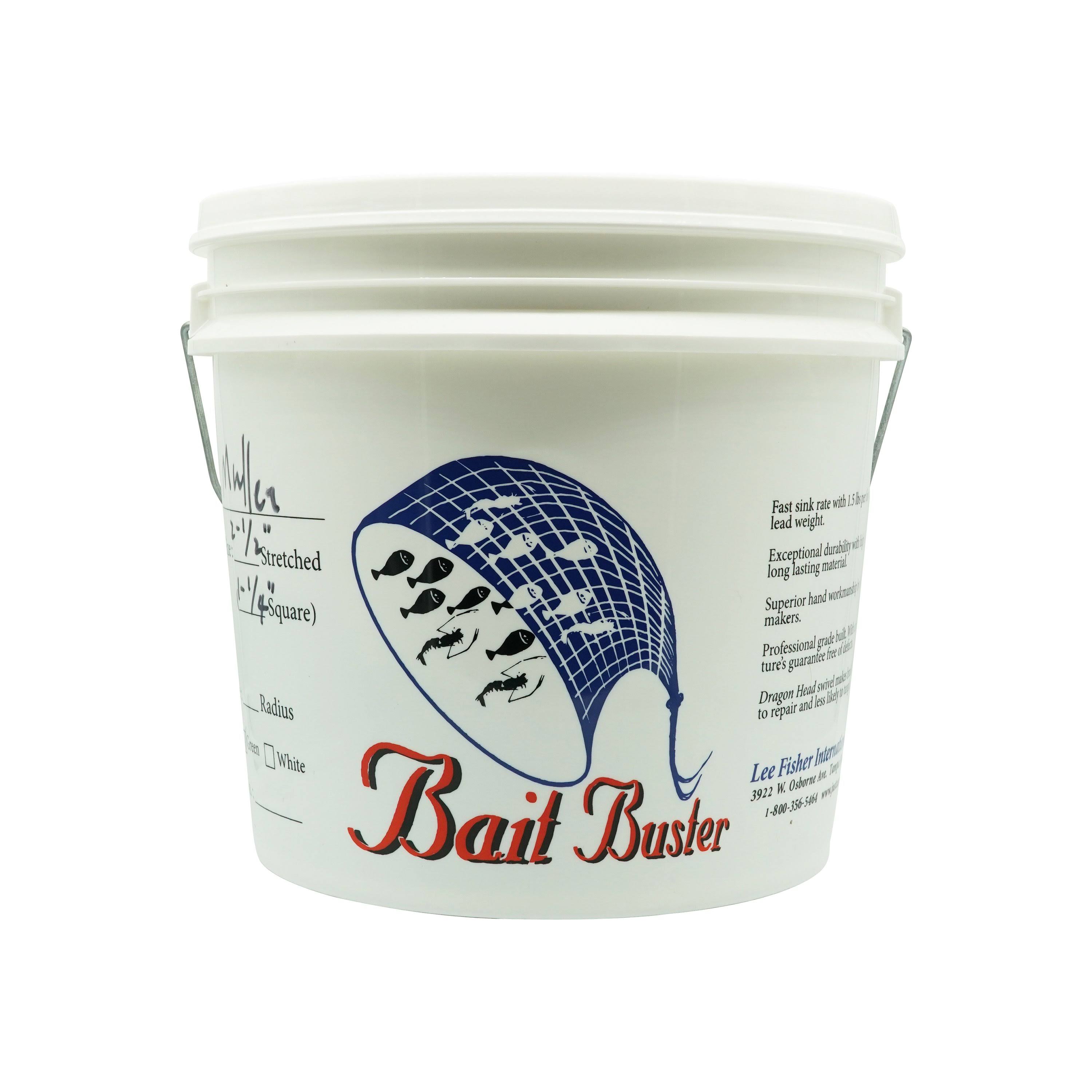 Bait Buster Mullet Cast Nets (1-1/4x22 Sq Mesh )