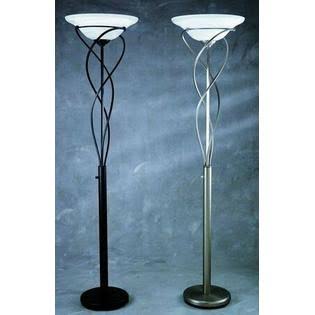 Lite Source LS-9640BLK Majesty Torchiere Lamp