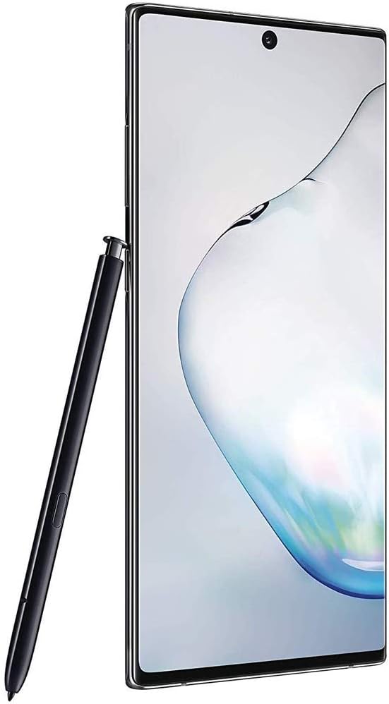 SAMSUNG Galaxy Note 10+ Plus (256GB, 12GB) 6.8" QHD+ AMOLED, Snapdragon 855, 4300mAh Battery, 4G LTE Fully Unlocked (T-Mobile, Verizon, Global) N975U1 US Model (w/Wireless Charger Pad, Aura Black)
