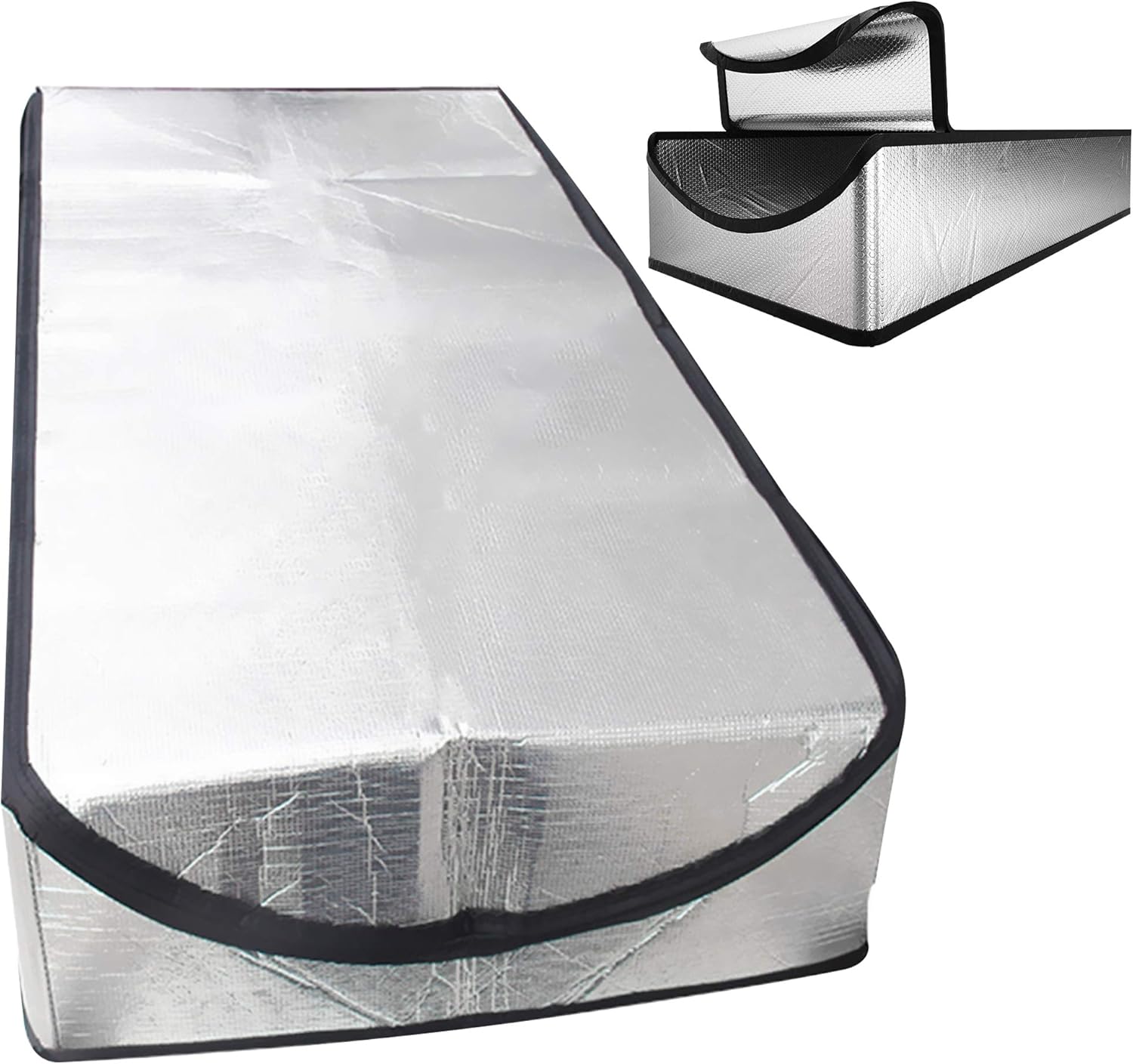 SOKINGCOVER Attic Door Insulation Cover,Attic Staircase Insulation Cover-30"X60"X11"-R Value 15.4, Super Thick Fireproof Attic Staircase Insulation Pack of 2