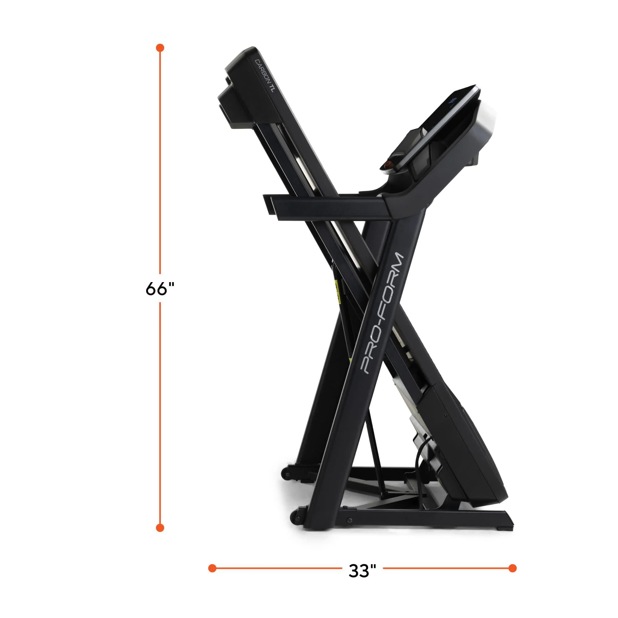 ProForm Carbon TL; Treadmill for Walking and Running with 5鈥?Display, Built-In Tablet Holder and SpaceSaver Design