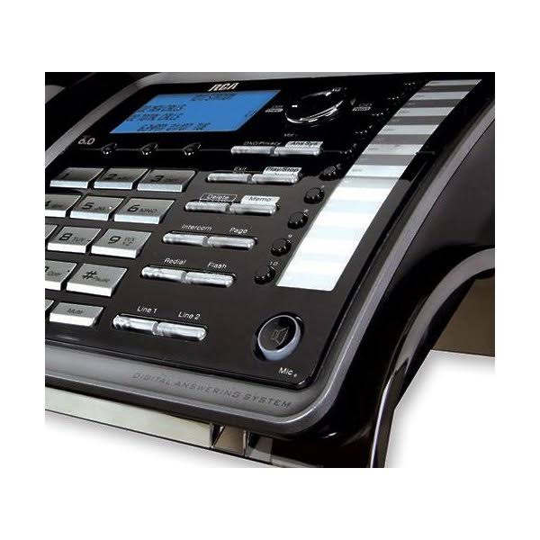 RCA 25255re2 2-Line Corded/Cordless Expandable Phone with Caller
