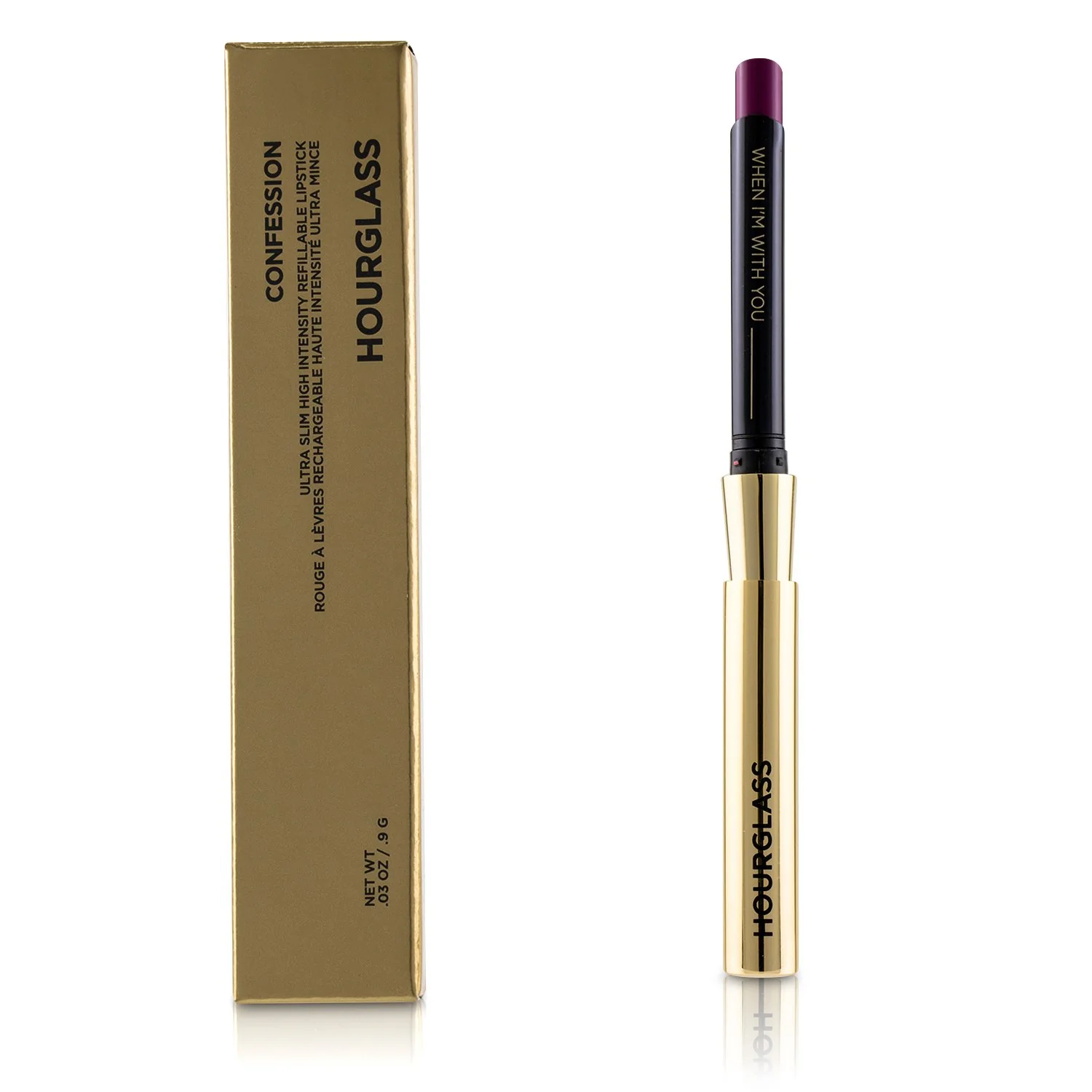 HourGlass Confession Ultra Slim High Intensity Refillable Lipstick - #I Can't Live Without (Red Currant)  0.9g/0.03oz
