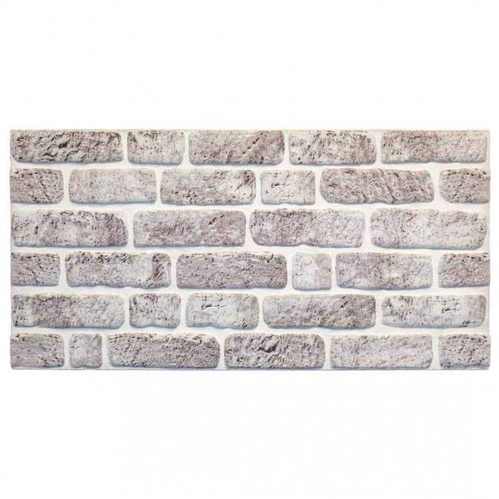 Dundee Deco Brown Faux Brick 3D Wall Panels Styrofoam Facing - Shop Hardware Tools Online Store