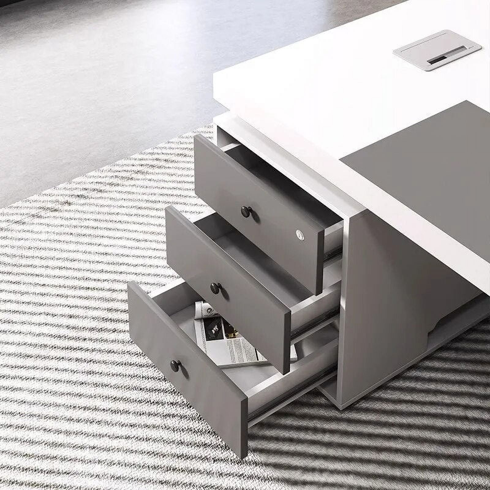 Writing White Office Desk Reception Executive Workstation Standing Office Desk Bedroom Tabla Para Escritorio Modern Furniture