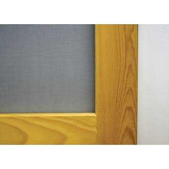Screen Tight 36 in. x 80 in. Chesapeake Series Reversible Wood Screen Door with Medium Pet Flap - Pet Supplies online store