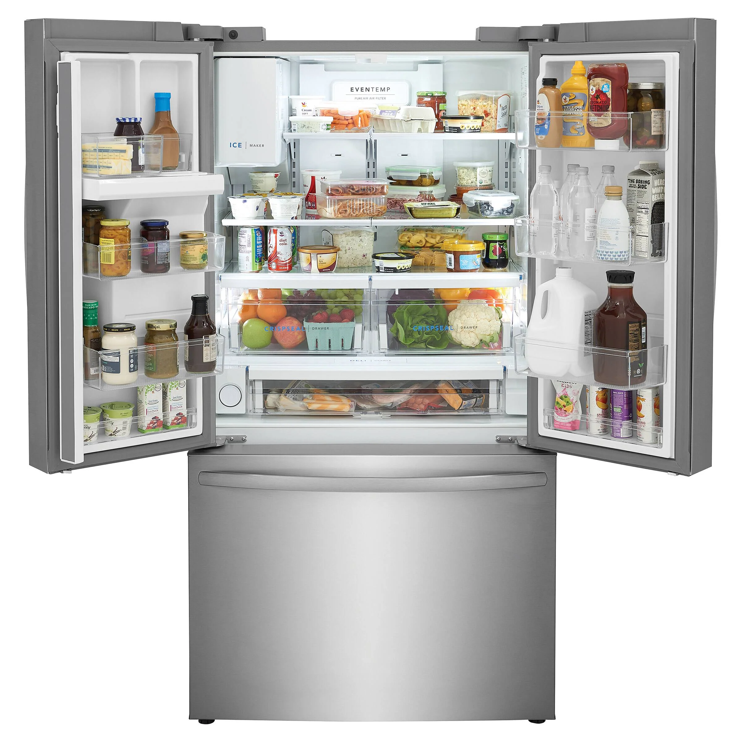 FRIGIDAIRE 36 IN. 22.6 CU FT. STAINLESS STEEL COUNTER-DEPTH FRENCH DOOR REFRIGERATOR - FRFC2323AS