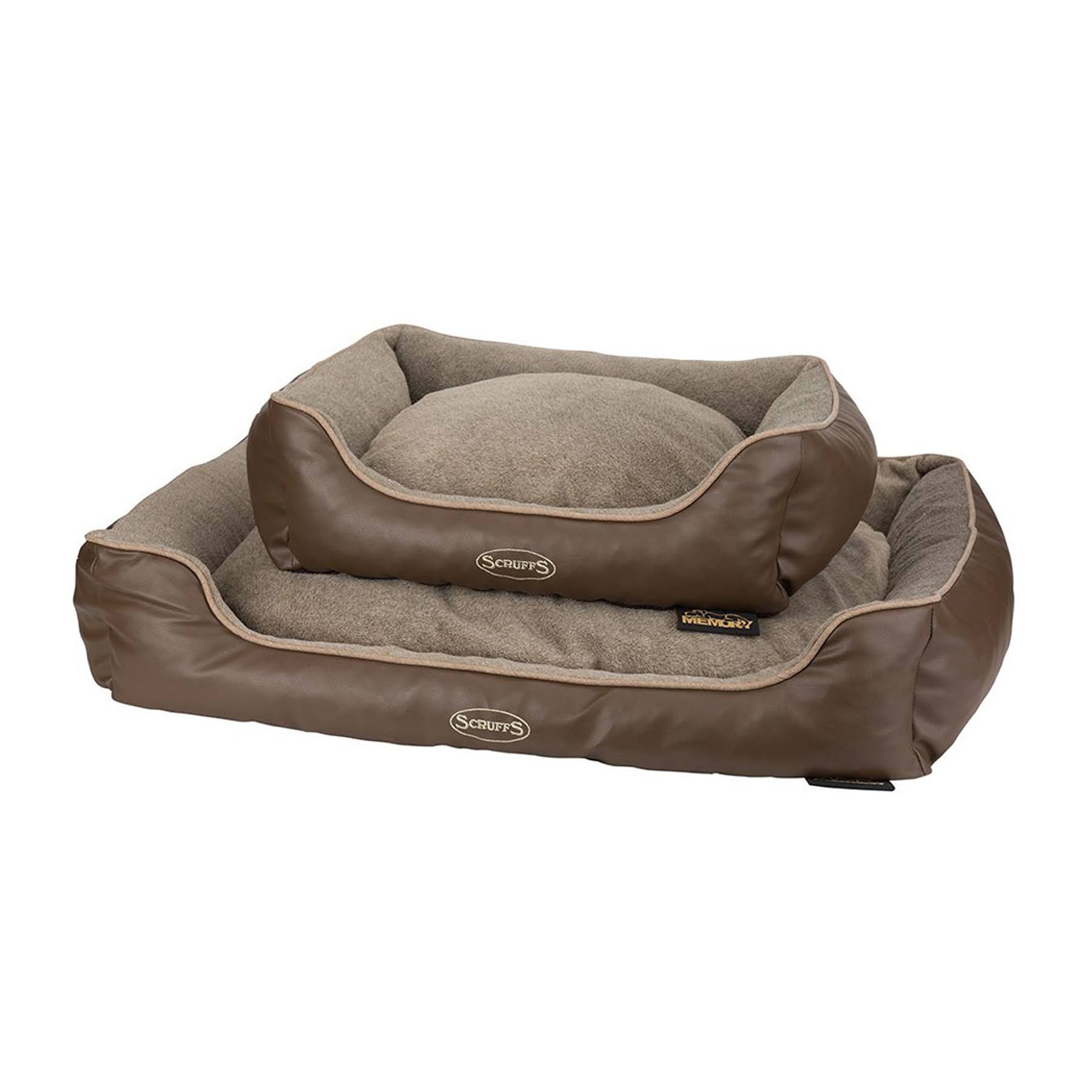 Scruffs Chateau Memory Foam Orthopaedic Box Bed (XL) Latte