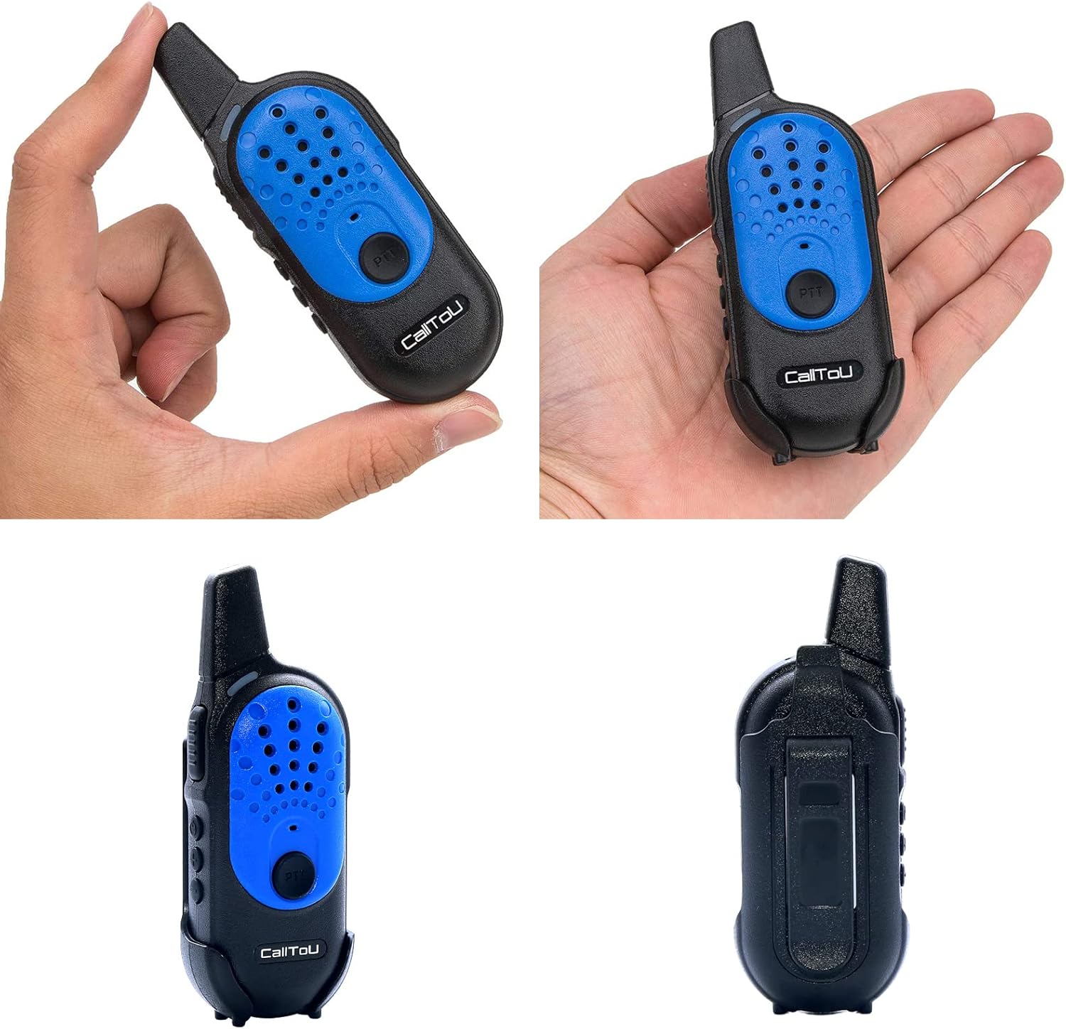CallToU Caregiver Pager for Elderly Seniors Patient Disabled Home 2 Way Radio intercom System Mini Kids Wallkie Talkies Long Range for Outdoor