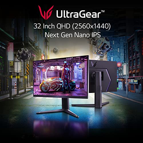 LG 32" Ultragear UHD 4K 1ms 144Hz HDR 10 Monitor with HDMI 2.1