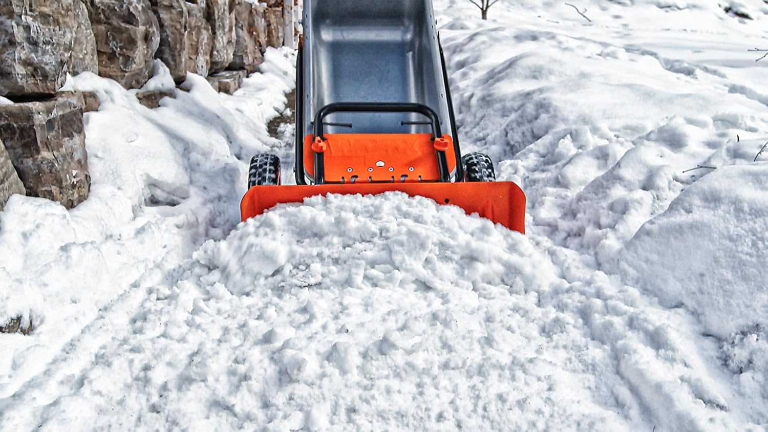 WORX WA0230 AeroCart Wheelbarrow Snow Plow Pack of 2