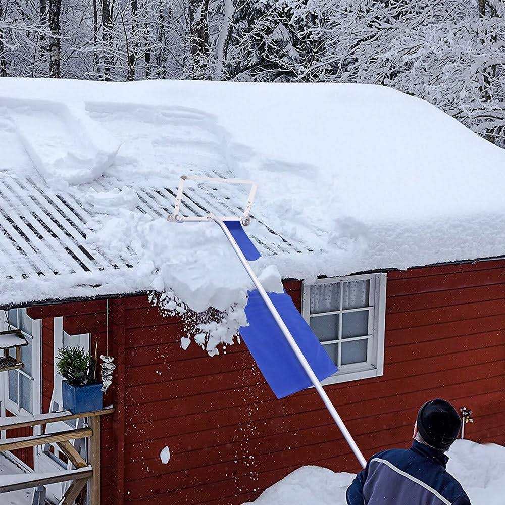 Phoebecat 20Feet Aluminum Frame Cloth Head Roof Snow Remover 1.2m 5 Sections - Medium