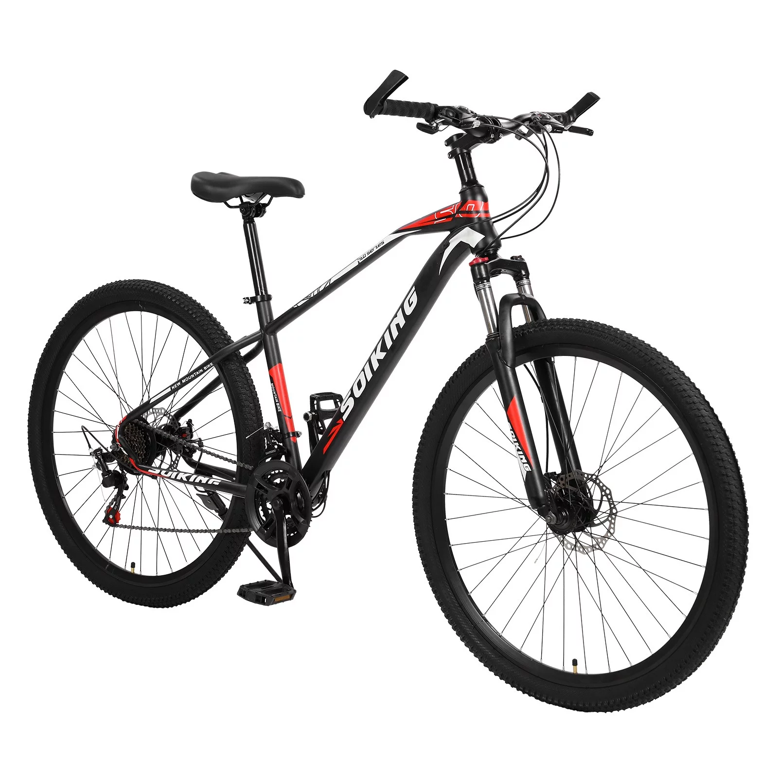 Guzom Adult Mountain Bikes- Mountain Bike 26-inch Outdoor Sports, 21-Speed , Suitable for Men and Women