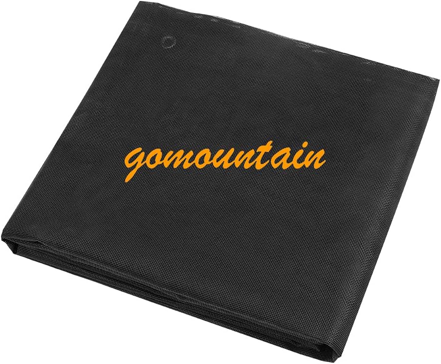 Dump Trailer Tarp Mesh with Grommets/ Heavy Duty Dump Truck Tarp with Tough Vinyl- Coated Fabric Inside of Double 6'' Pockets, Applied on Dump Truck and Trailer Tarp System (6'6''x15') Pack of 2