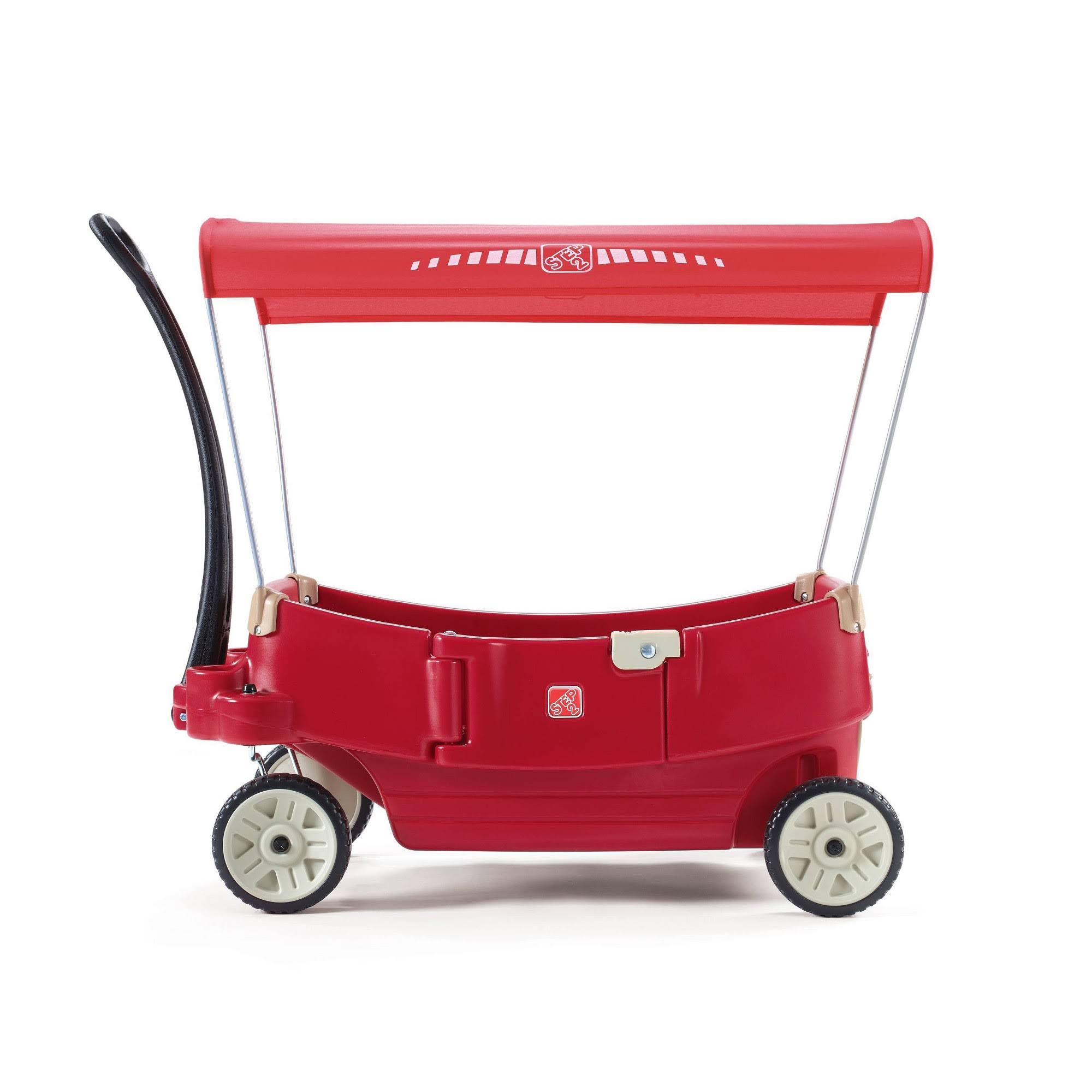 Step2 - All Around Canopy Wagon - Red