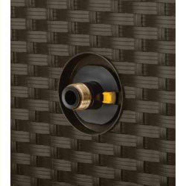Suncast 225 ft. Smart Trak Wicker Hideaway Hose Reel with Brass In-Out Tube