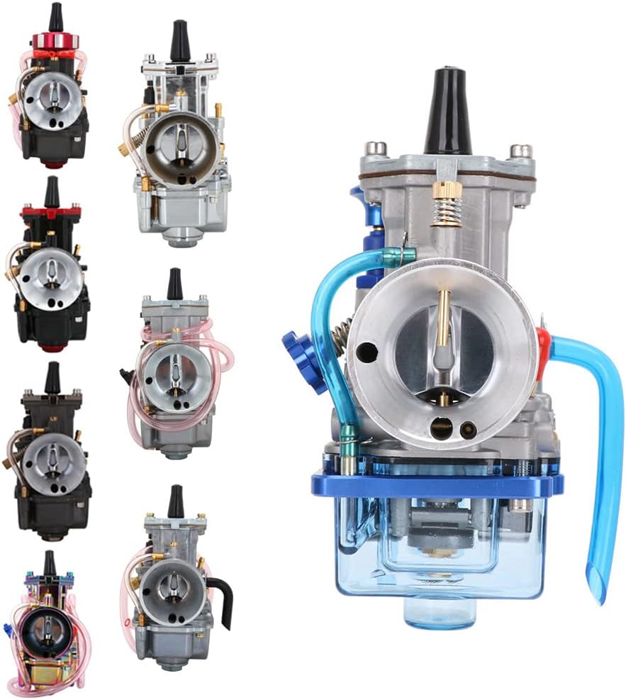 PWK 32mm Carburetor Motorcycle Power Jet Carb Racing Performance Universal For 125cc to 200cc Pit Dirt Bike Motocross Enduro On/Off Road ATV Quad Scooter Black