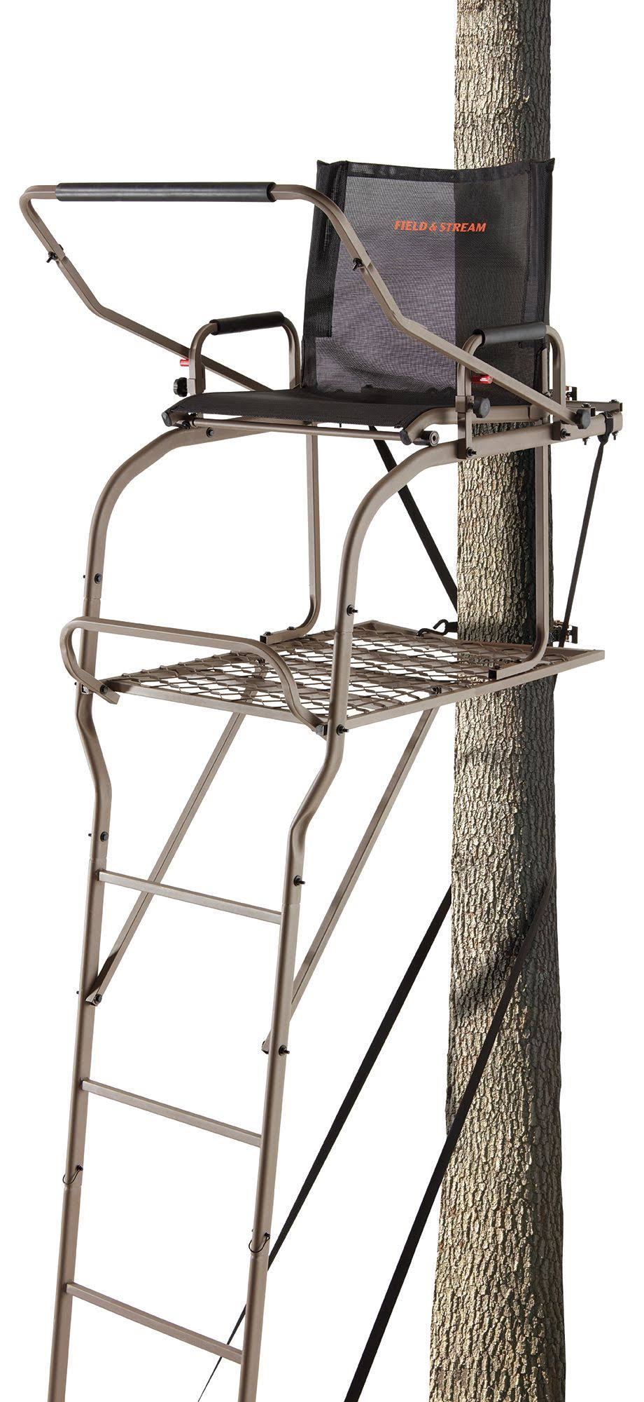 Field & Stream Overlook XL Ladder Stand, Silver