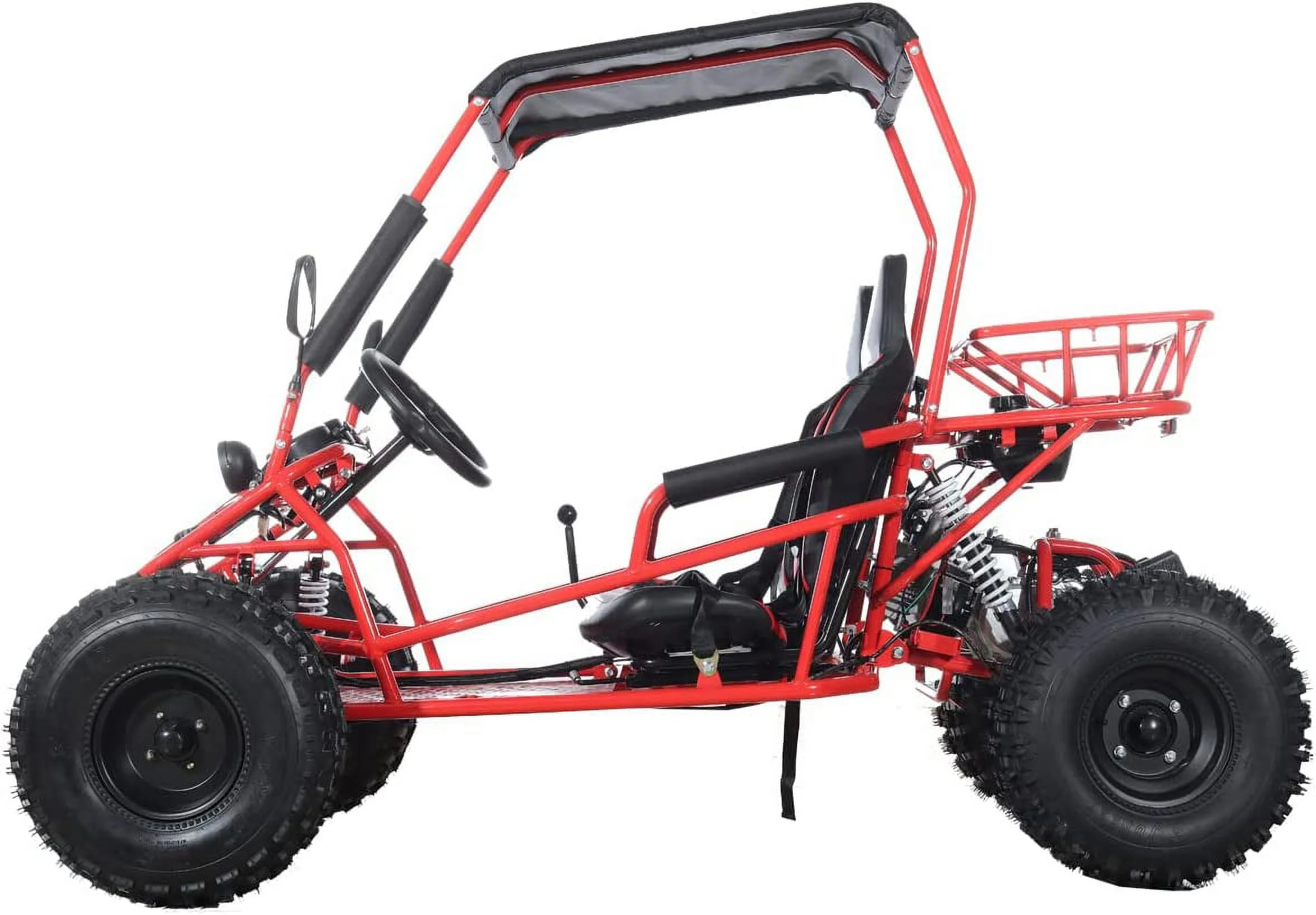 X-Pro Brand New 125cc Gas Powered Go Kart 3 Semi-Automatic Transmission w/Reverse Big 18"/19" Wheels