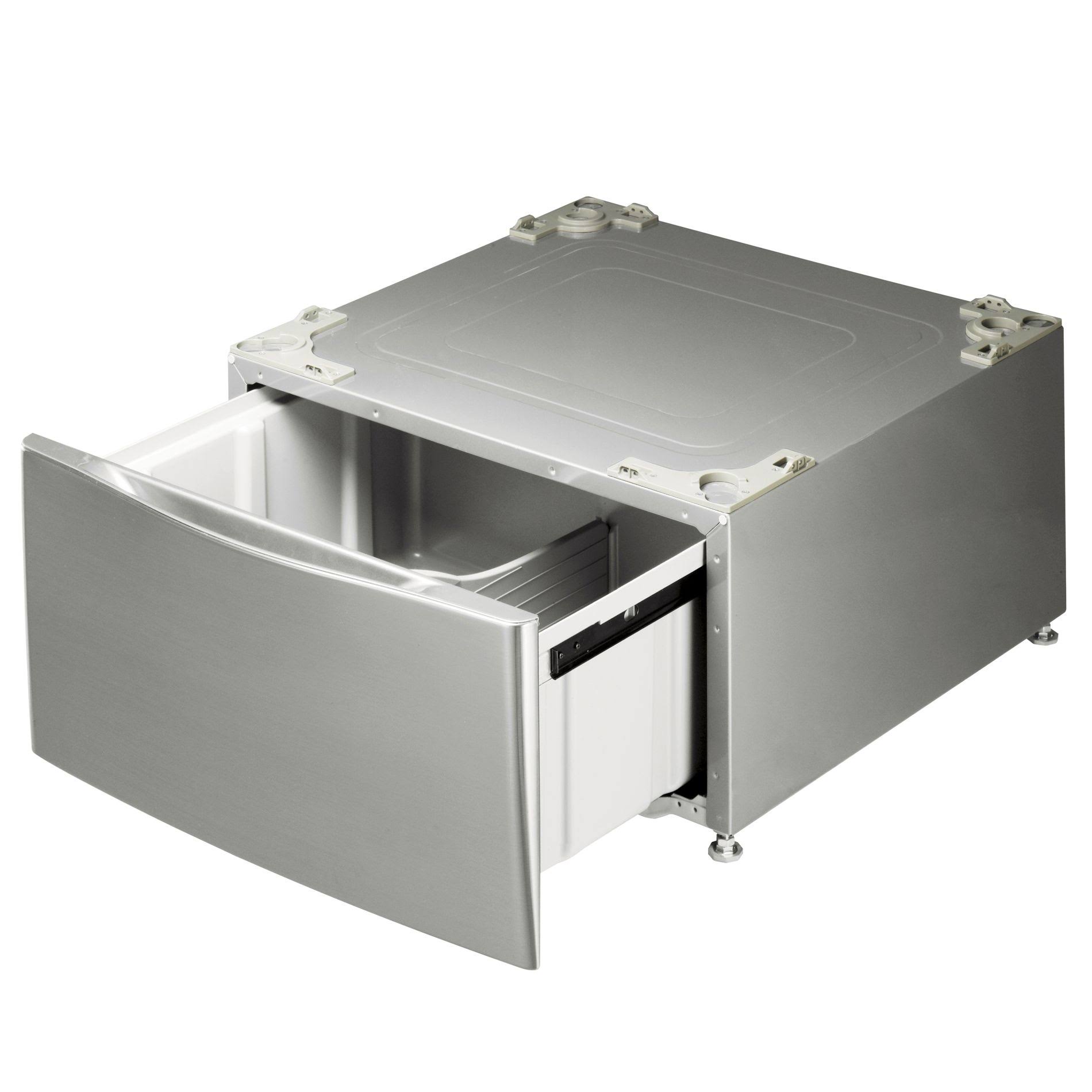 LG WDP4V - Pedestal drawer for LG DLE2350R, DLE2350W; and more - Graphite steel
