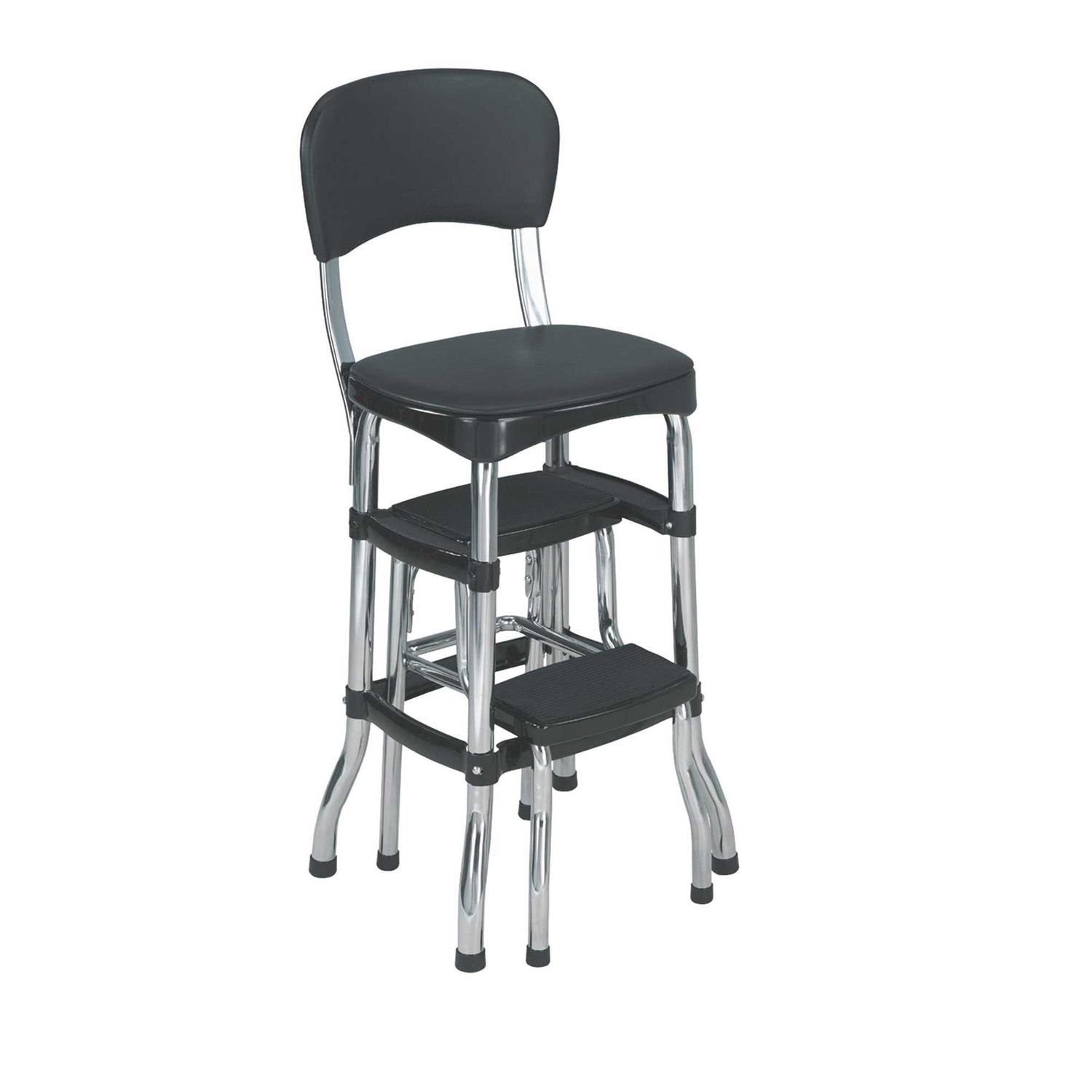 Cosco Black Retro Counter Chair / Step Stool - Shop Hardware Tools Online Store