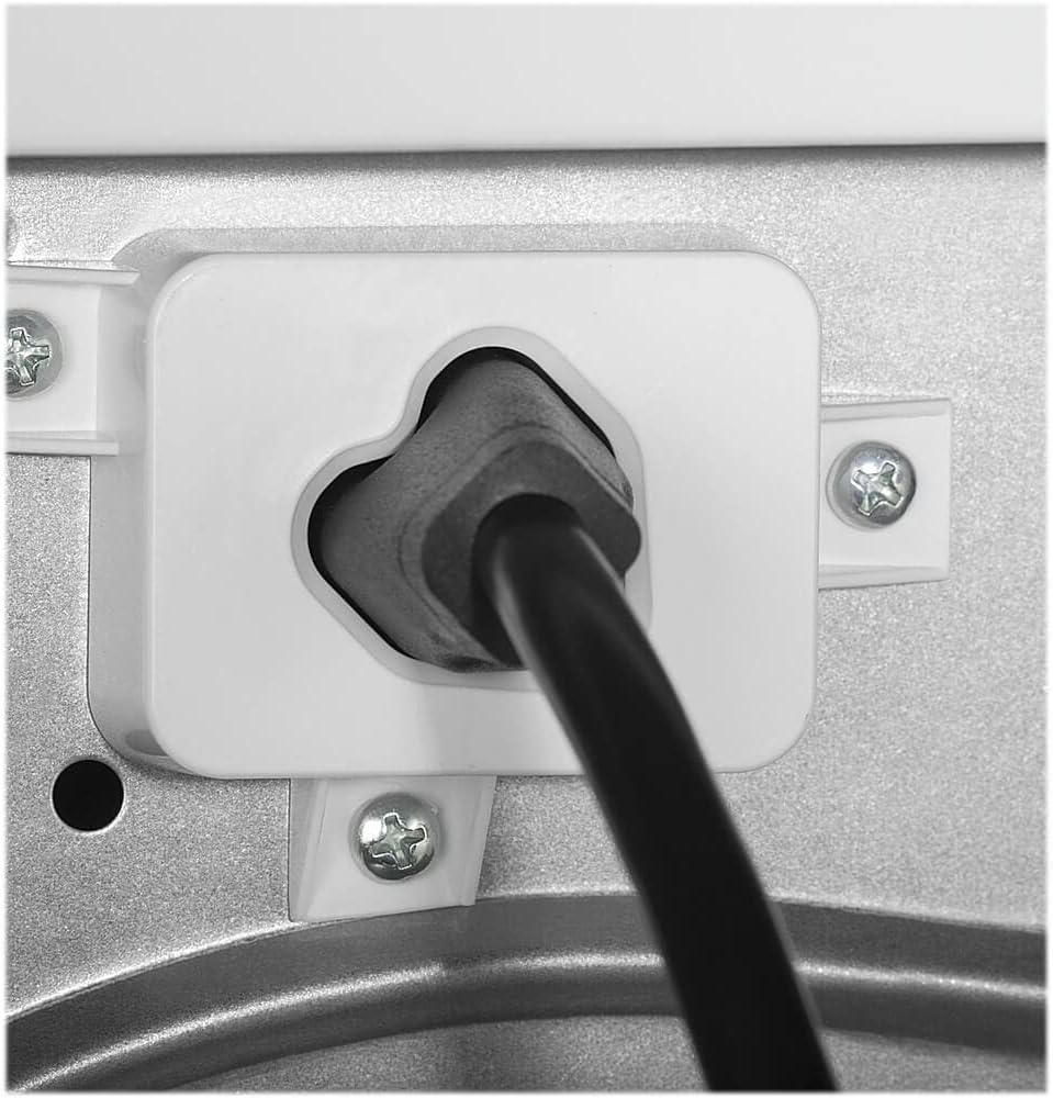 GE® 24" 4.1 Cu.Ft. Front Load Ventless Condenser Electric Dryer with Stainless Steel Basket