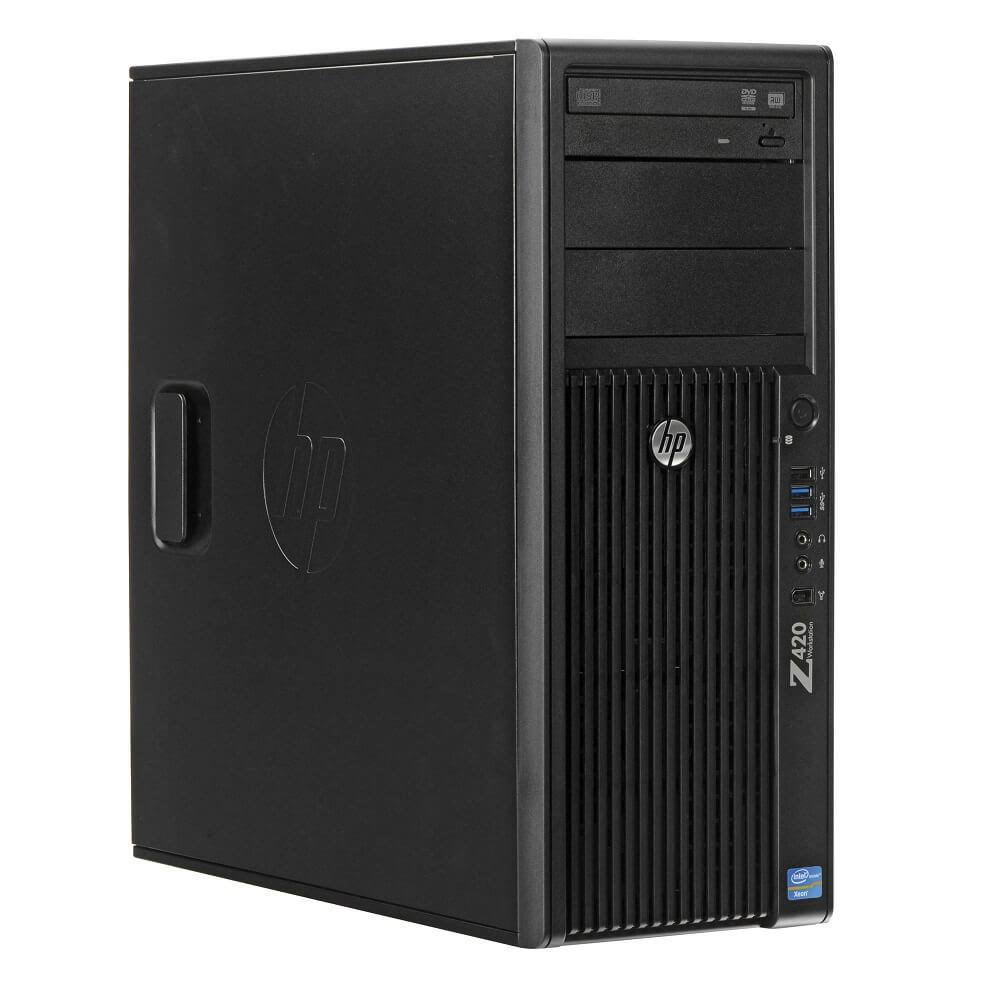 HP Z420 Workstation E5-2640 Six Core 2.5Ghz 64GB 256gb SSD Q600