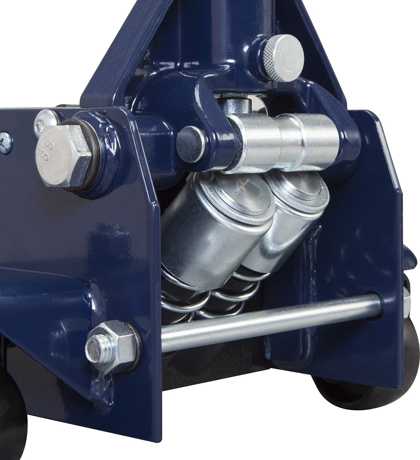 TCE ATZ830023U Torin Hydraulic Heavy Duty Steel Service/Floor Jack with Dual Piston Quick Lift Pump, 3 Ton (6,000 lb) Capacity, Blue