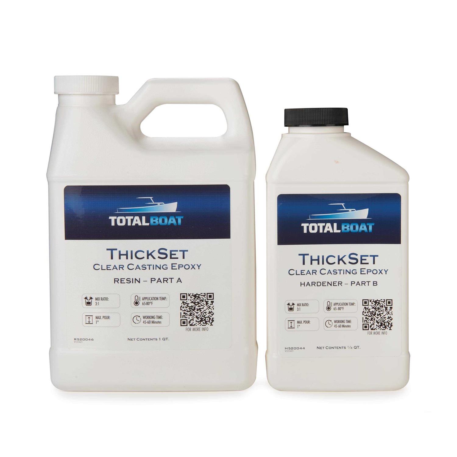 TotalBoat Thickset Deep Pour Clear Epoxy Resin 1.3 Kit - Shop Hardware Tools Online Store